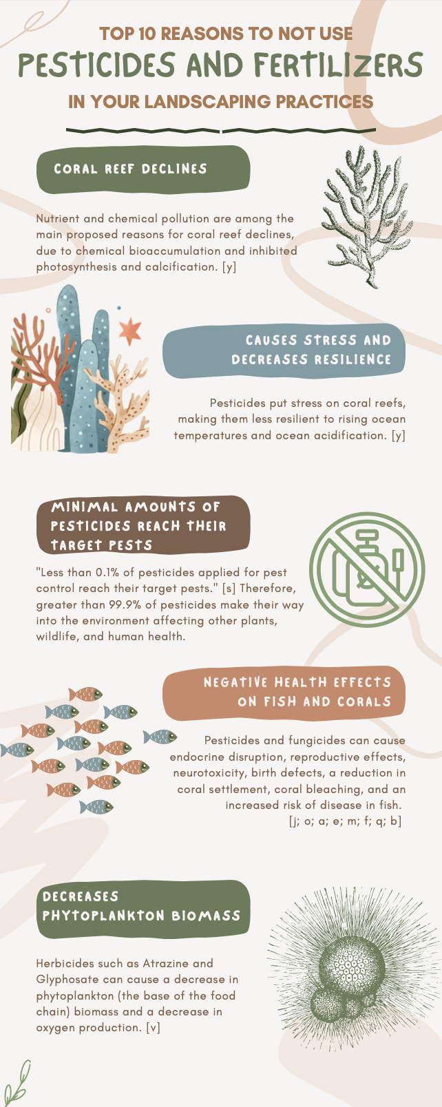 Download Our Top 10 Reasons NOT To Use Pesticides