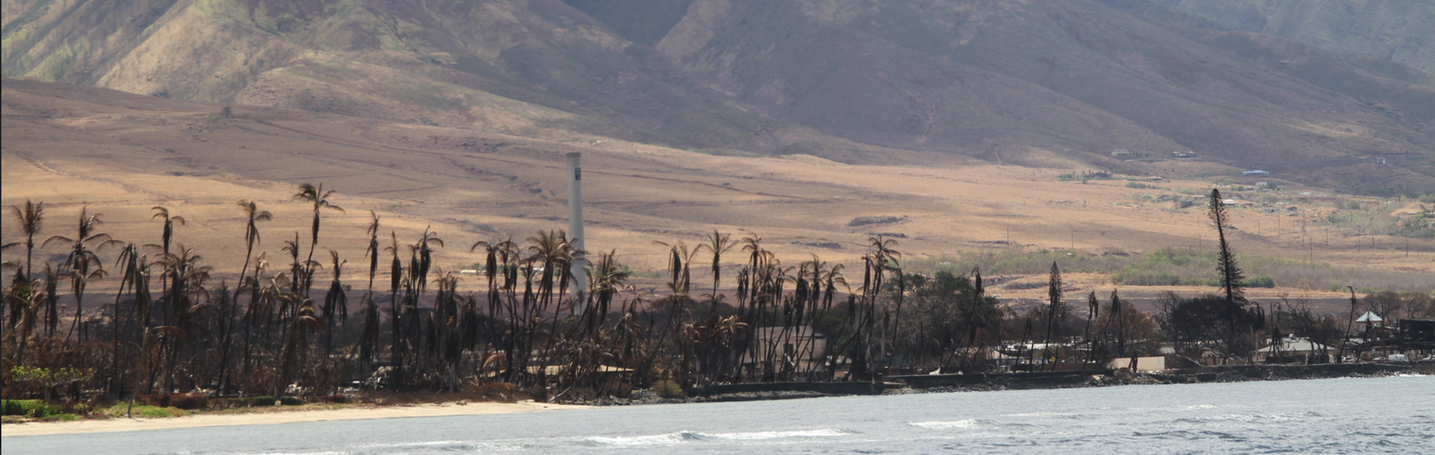 Lahaina after the August 2023 Wildfires